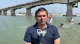 Officers take nectar bath with the holy water of Triveni Sangam in Ayodhya