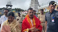 Andhra Pradesh AAP Convener Arvind Kejriwal, Wife Sunita Kejriwal visit Tirupati Temple