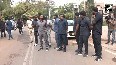 Heavy security deployed outside actor Allu Arjun residence