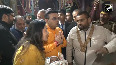 Ayodhya ICC Chairman Jay Shah along with his family offered prayers at Hanuman Garhi temple.