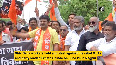 Shiv Sena workers hold protest against rebel MLAs, party leader Eknath Shinde in Nagpur