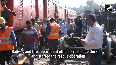 Goods train derails near Sarai Rohilla railway station in Delhi