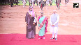 Saudi's Crown Prince attends ceremonial reception at Rashtrapati Bhavan