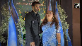 Aditya Roy Kapur made a royal entry in the function in a black dashing look