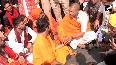 Former Indian cricketer Shikhar Dhawan joins baba Bageshwar s Sanatan Hindu Ekta Padayatra 2025