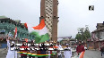 Tricolour hoisted on top of Clock Tower in Srinagar's Lal Chowk
