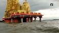 Sangameshwar Temple submerges in water