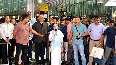 West Bengal CM Mamata Banerjee arrives at Kolkata airport to depart for London