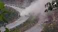 Controlled Blasting Clears Rocks on Jammu-Srinagar Highway