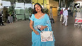 Hema Sharma stuns in traditional saree at the Airport!