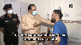 MoS Defence Ajay Bhatt meets Harjot Singh at Army Base Hospital in Delhi