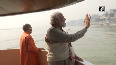 Watch: PM Modi travels in double-decker boat in Varanasi