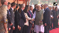 Aus PM receives ceremonial welcome at Rashtrapati Bhawan
