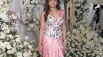 Shilpa Shetty added glamour to her look in a white saree, posing with sister Shamita Shetty