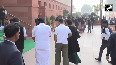 Leader of Opposition Rahul Gandhi Arrives at Parliament for Winter Session