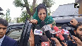 Nowadays blind rule is running in the country, anyone can be put in jail Mehbooba Mufti