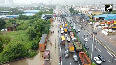 Drone visuals show severe waterlogging in Gurugram