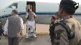 Defence Minister Rajnath Singh arrives in Lucknow set to flag off BrahMos Missile Batch launch