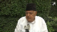 Why did Farooq Abduallah thank Nitin Gadkari 