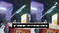 DMK MP's close shave as light post crashes on stage during his address