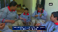 Specially-abled children in Shimla make candles to light up Diwali