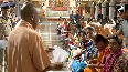 CM Yogi holds 'Janta Darshan' at Gorakhnath Temple
