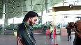 Ranveer Singh makes stylish entry at Mumbai airport