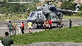 Indian Air Force Mi17 chopper evacuates stranded pilgrims from Mani Mahesh Yatra to Chamba