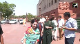 Parliament Budget Session 2025 BJP MP Kangana Ranaut leaves from Parliament