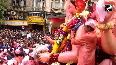 Watch: Anant Ambani joins Lalbaugcha Raja's visarjan ceremony in Mumbai