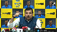 AAP leader Sanjay Singh angry at BJP, said You are trying to kill your humanity