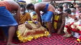 Devotees celebrate 'Makaravilakku' festival at Sabarimala temple