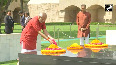 New Vice President CP Radhakrishnan pays tribute to Bapu at Rajghat