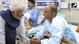 Upon landing from Bhutan PM Modi went straight to LNJP hospital to meet victims of Delhi Blast
