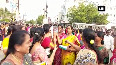 Watch Women in AP s Krishna District celebrate Telangana encounter