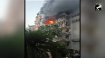 UP Massive fire breaks out on 5th floor of Supertech society in Ghaziabad