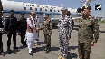 Rajnath Singh reaches Srinagar, to review security situation in J-K