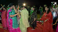 Delhi CM Rekha Gupta LG VK Saxena join dandiya celebrations at baansera park
