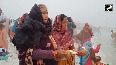 Devotees in large number throng Magh Mela in Prayagraj