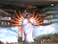 Multi armed Mamata idol at Durga Puja pandal draws crowds