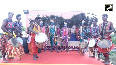 Folk artists perform in Jharsuguda ahead of PM Modi visit