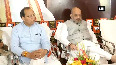 Watch Dharmendra Pradhan, Amit Shah honour late BJP leaders before office bearers meet