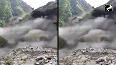 Uttarakhand: Massive landslide caught on camera