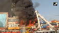 Rajasthan Fire breaks out at rubber warehouse in Jaipur s Harmada