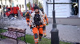 Rescuers clear out debris following deadly missile strike in Ukraine
