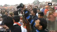 Watch BJP workers thrash people showing black flag to UP CM Yogi Adityanath