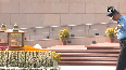 IAF Chief VR Chaudhari lays wreath at National War Memorial