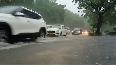 Waterlogging in many areas following heavy rain in Delhi
