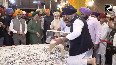 Union Min Hardeep Singh Puri brought Holy Jore Sahib & Mata Sahib Kaur to Gurdwara Motibagh Sahib
