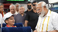 PM interacts with students onboard Kerala's first Vande Bharat train
